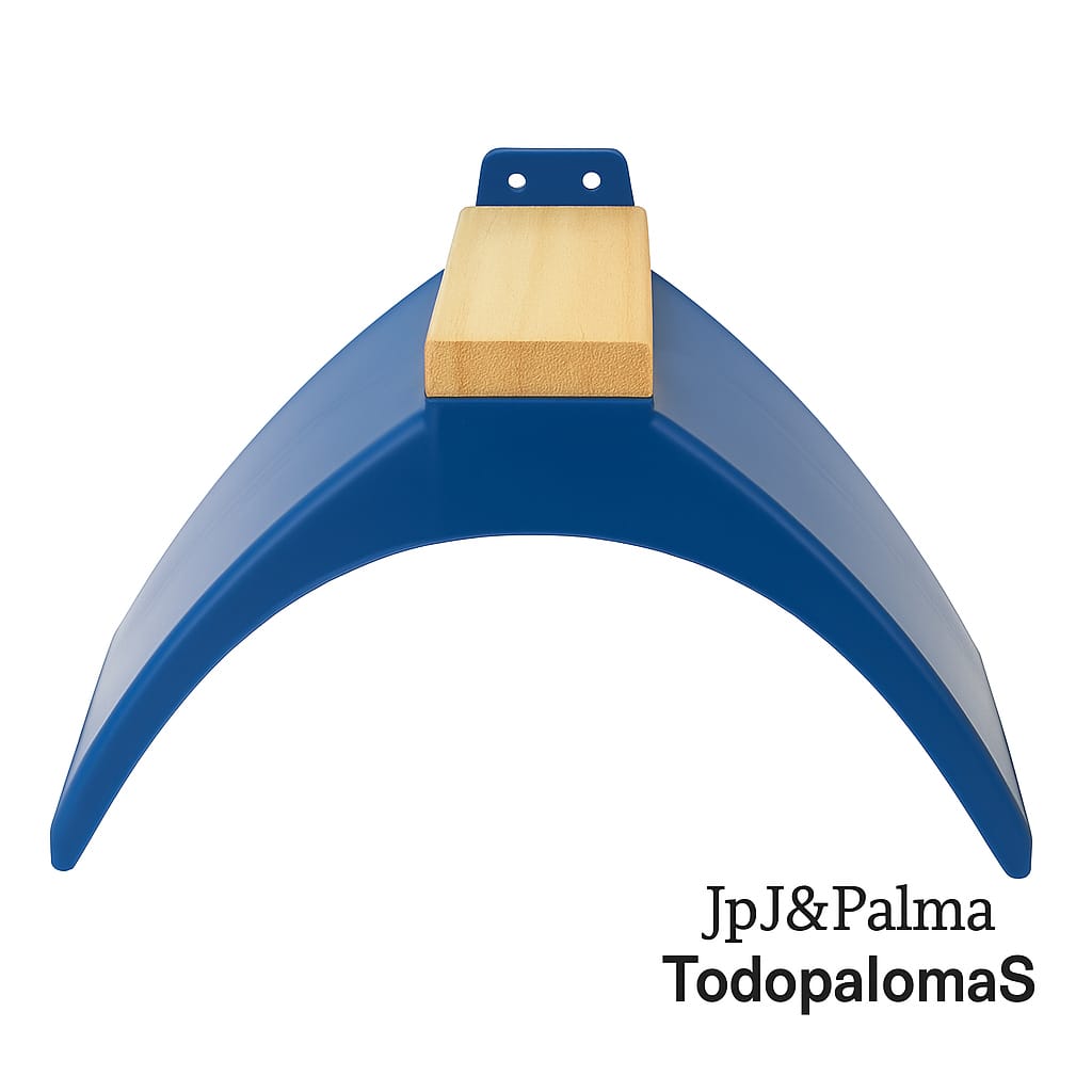 Posadero - Plástico con Madera