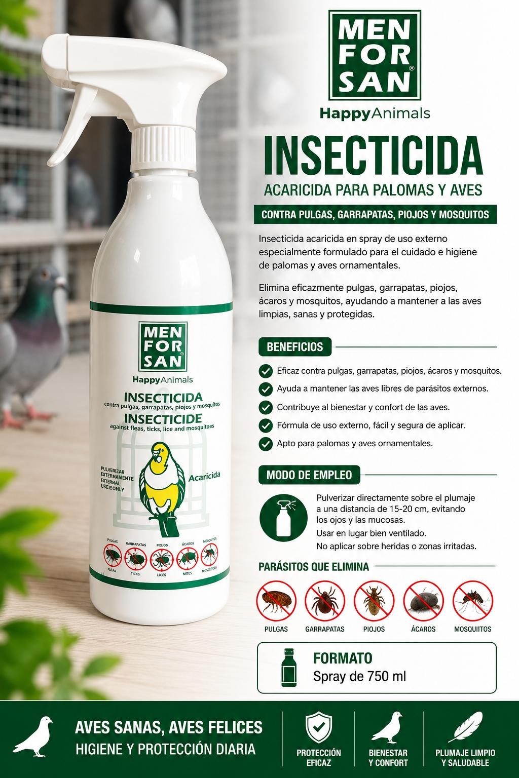 Menforsan Happy Animals Insecticida